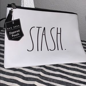 Rae Dunn STASH Zippered Pouch